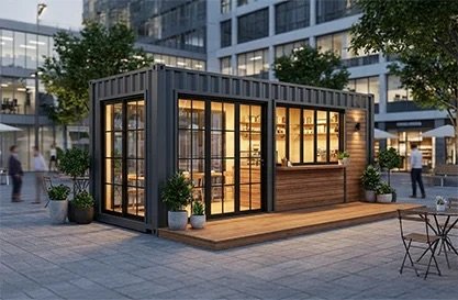 Portable cabin cafe and restaurant